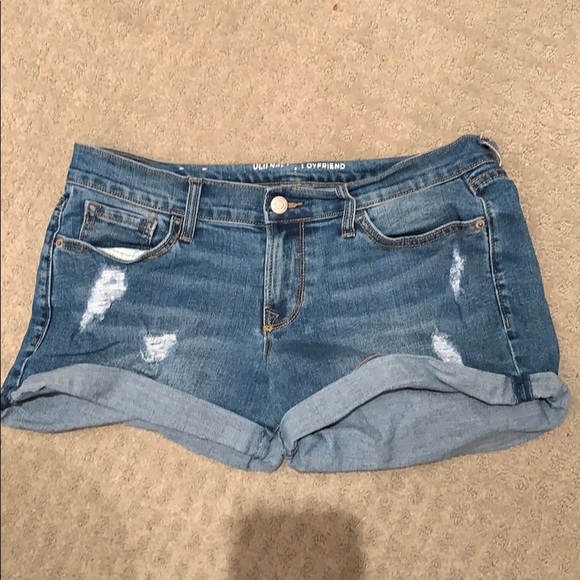 Distressed Jean Shorts - Picture 1 of 2